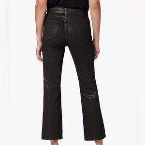Joe’s Jeans NWT The Callie High Rise Black Coated Cropped Boot Cut Jeans 24